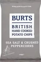 Mängden socker i Burts British Hand Cooked Potato Chips Sea Salt & Crushed Peppercorns