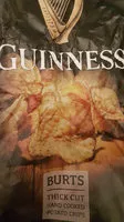Mängden socker i Guinness Burts thick cut hand cooked potato chips