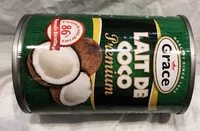 Mängden socker i Lait de coco