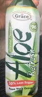 Mängden socker i Grace Aloe Refreshing Original Drink