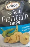 Mängden socker i No Salt Plantain Chips