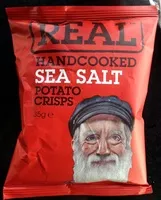 Mängden socker i Handcooked Sea Salt potato crisps