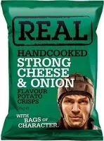 Mängden socker i Handcooked Strong Cheese & Onion Flavour Potato Crisps