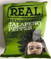Mängden socker i Handcooked Jalepeno Pepper flavour patato crisps
