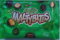 Mängden socker i Minty Maltybites