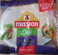 Mängden socker i Missoni deli original wraps