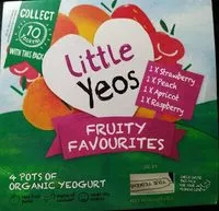 Mängden socker i Family Farm Little Yeos Fruity Favourites Yogurt 4 x (360g)