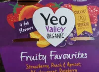 Mängden socker i Yeo Valley Fruity Favourites