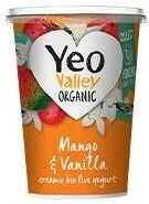 Mängden socker i Yeo Valley Mango & Vanilla Yogurt