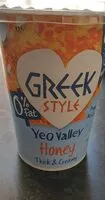Mängden socker i Yeo Valley 0% Greek Styl Yoghurt With Honey