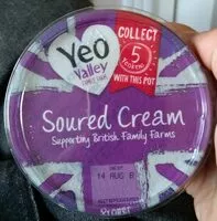 Mängden socker i Soured cream