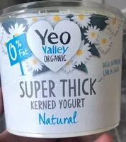 Mängden socker i Super thick organic kerned yogurt