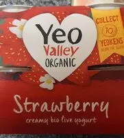 Mängden socker i Organic strawberry yoghurt