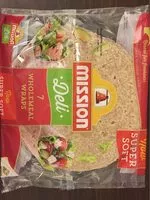 Mängden socker i Wholemeal wraps
