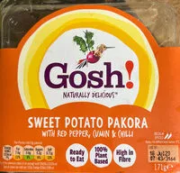 Mängden socker i sweet potato pakora with red pepper, cumin and chilli