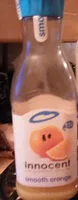 Mängden socker i Innocent Orange Juice Smooth
