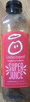 Mängden socker i Inno Raspberry Cherry Goji Berry Super Juice 750 ML