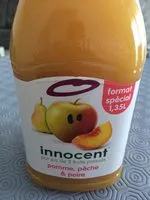 Mängden socker i Pur jus pomme pêche poire