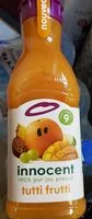 Mängden socker i Innocent jus tutti frutti 900ml