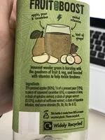 Mängden socker i Innocent Apple Pear and Cucumber Super Juice 360ML