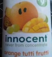 Mängden socker i Orange Tutti frutti