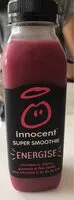 Mängden socker i Innocent Energise Super Smoothie