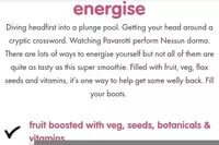 Mängden socker i Innocent Super Smoothie