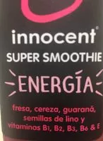 Mängden socker i Super smoothie energia