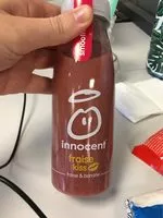 Mängden socker i Innocent smoothie fraise & banane 250ml