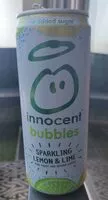 Mängden socker i Innocent bubbles sparkling lemon & lime