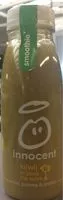 Mängden socker i Innocent smoothie kiwi pomme & ananas 250ml