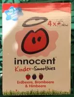 Mängden socker i Kinder-smoothies Erdbeere, Brombeere & Himbeere