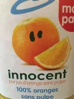 Mängden socker i Innocent pur jus d'orange pressé sans pulpe