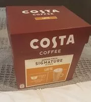 Mängden socker i Costa Latte
