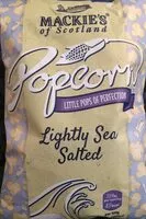 Mängden socker i Popcorn Lightly Sea Salt