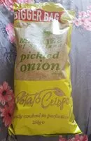 Mängden socker i Pickles onion crisps