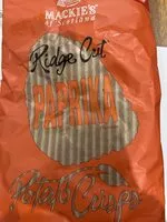 Mängden socker i Ridge Cut Paprika Potato Chips