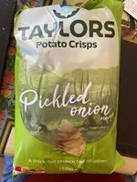 Mängden socker i Taylors Potato Crisps - Pickled Onion Flavour