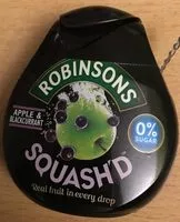 Mängden socker i Robinsons Squash'd 66ML Apple & Blackcurrant
