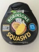 Mängden socker i Robinsons Squash'd Passion & Mango No Added Sugar