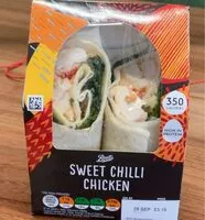 Mängden socker i Sweet Chilli Chicken Wrap