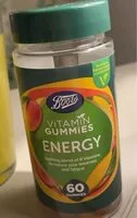 Mängden socker i Energy Vitamin Gummies