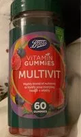 Mängden socker i MULTIVIT vitamin gummies