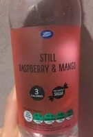 Mängden socker i Still raspberry and mango