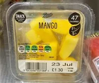 Mängden socker i Mango