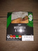 Mängden socker i Mozzarella & Tomato Wrap