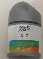Mängden socker i Boots A-Z Vitamins