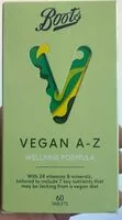 Mängden socker i Vegan A-Z Wellness formula