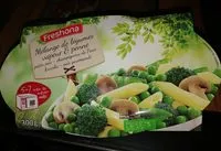 Mängden socker i Mélange de légumes vapeur & penne