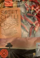 Mängden socker i Sweet Chili hand cooked crisps